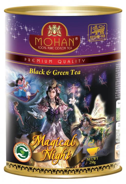 Чорно-зелений чай Магічна ніч ( 250 г)