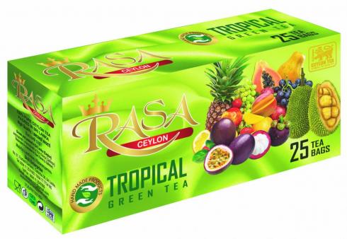 Зелений Тропічний фрукт (25 пакетиків)
